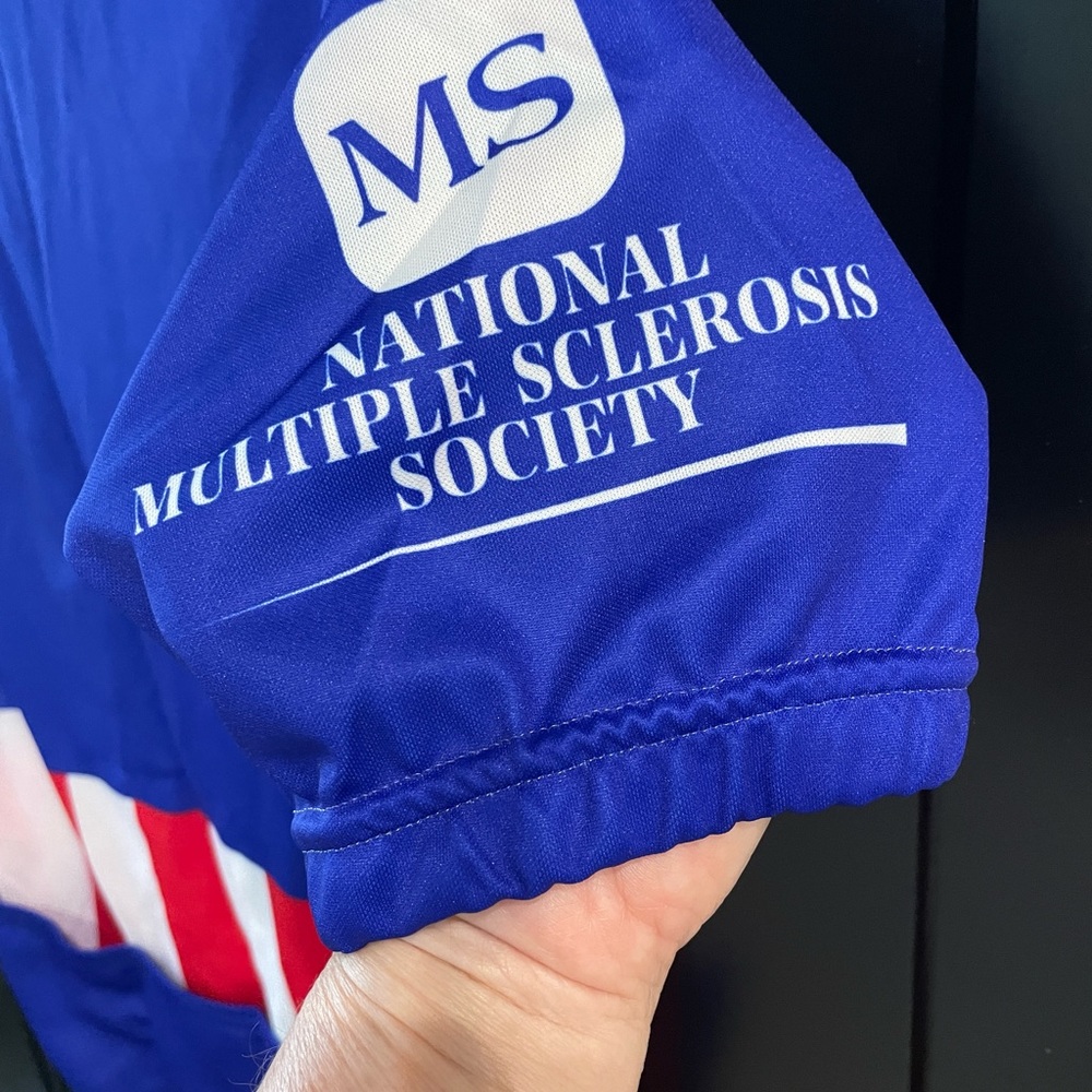 Vintage MS cycling jersey - Picture 4 of 4